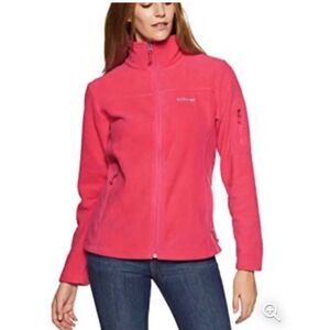 Columbia Full Zipper Fleece Turtleneck Jacket